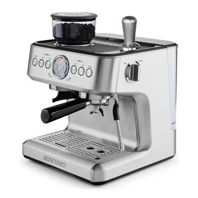 Konchero Serena 5023 PID Double Boiler Barista Espresso Coffee Machine with Grinder, 1 Group - Konchero