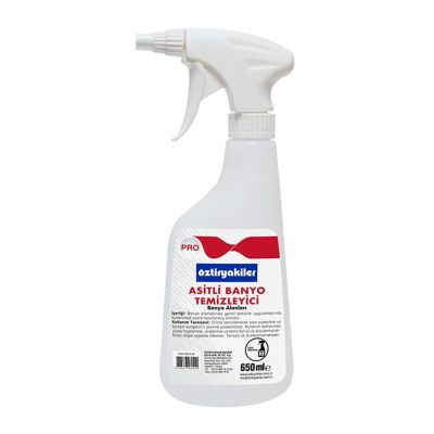 Öztiryakiler Köpük Aparatlı Şişe Asitli Banyo WC Ürünleri, 650 ml - 1