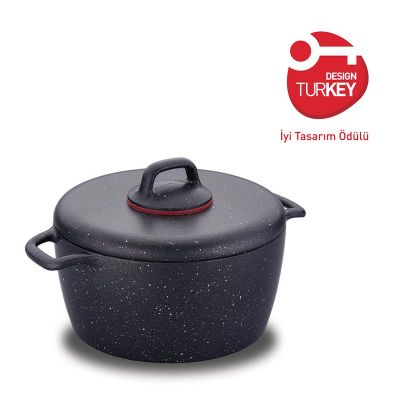 Korkmaz Gusto Plus Döküm Tencere, 24x12 cm - 1