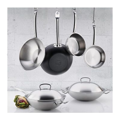 Korkmaz Proline Satin Wok Tava, Yardımcı Saplı, 32x9 cm - 2