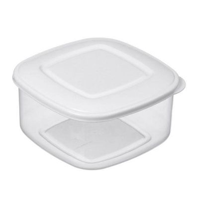 Bora Plastik Köşeli Saklama Kabı, No: 2, 1.5 L - 1