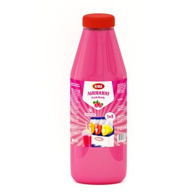 Koza Ahududu Aromalı Karlı Buzlu Konsantre Karışımı, 1 L - 1