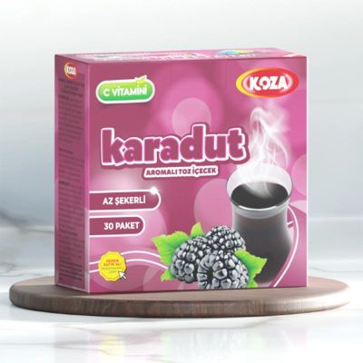 Koza Az Şekerli Tek İçimlik Karadut Aromalı Toz İçecek - 1