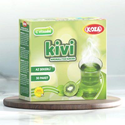 Koza Az Şekerli Tek İçimlik Kivi Aromalı Toz İçecek - 1