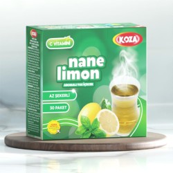 Koza Az Şekerli Tek İçimlik Nane Limon Aromalı Toz İçecek - Thumbnail