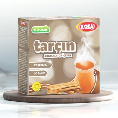 Koza Az Şekerli Tek İçimlik Tarçın Aromalı Toz İçecek - 1