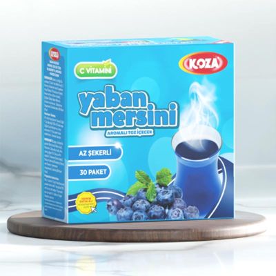Koza Az Şekerli Tek İçimlik Yaban Mersini Aromalı Toz İçecek - 1