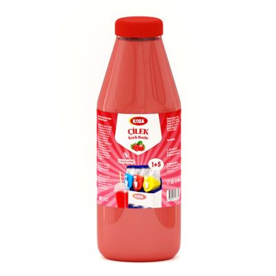 Koza Çilek Aromalı Karlı Buzlu Konsantre Karışımı, 1 L - 1