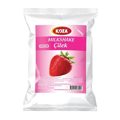Koza Çilekli Milkshake Tozu, 1 kg - 1