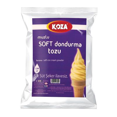 Koza Muzlu Soft Dondurma Tozu, 1250 gr - 1