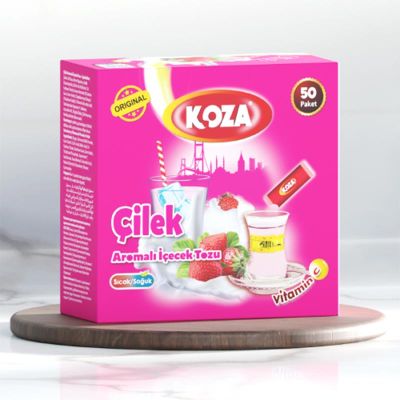 Koza Tek İçimlik Çilek Aromalı Toz İçecek - 1