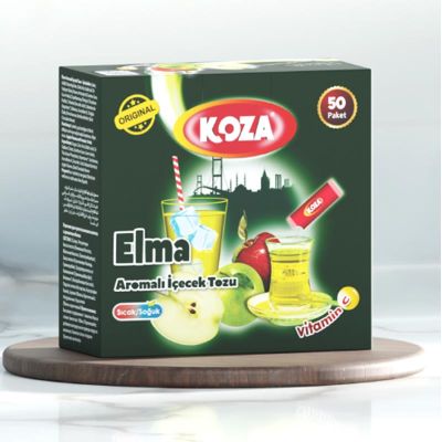 Koza Tek İçimlik Elma Aromalı Toz İçecek - 1