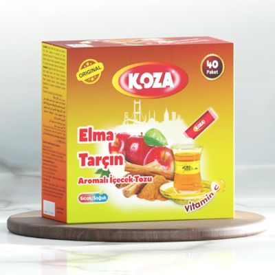 Koza Tek İçimlik Elma ve Tarçın Aromalı Toz İçecek - 1