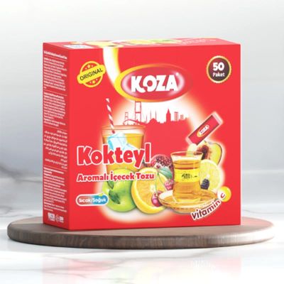 Koza Tek İçimlik Kokteyl Aromalı Toz İçecek - 1
