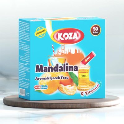 Koza Tek İçimlik Mandalina Aromalı Toz İçecek - 1