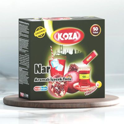 Koza Tek İçimlik Nar Aromalı Toz İçecek - 1