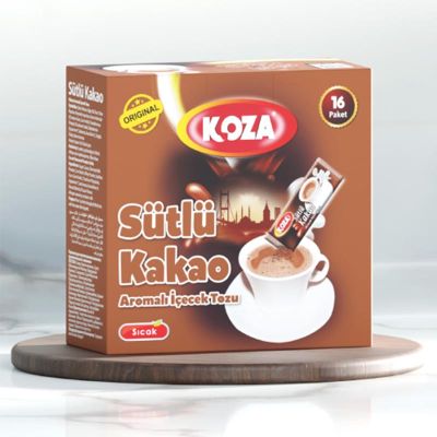 Koza Tek İçimlik Sütlü Kakao Aromalı Toz İçecek - 1