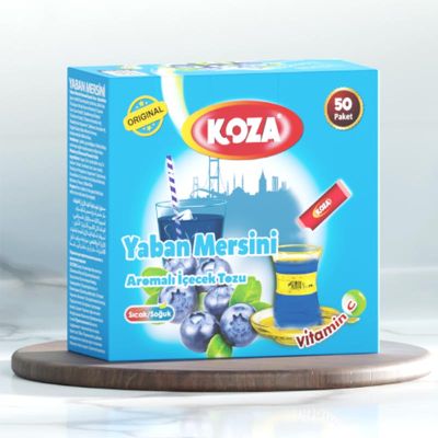 Koza Tek İçimlik Yaban Mersini Aromalı Toz İçecek - 1