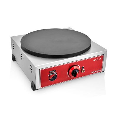 SilverInox 2177 Pleyt Krep Makinesi, Tekli, 40 cm, Elektrikli, Inox - 1