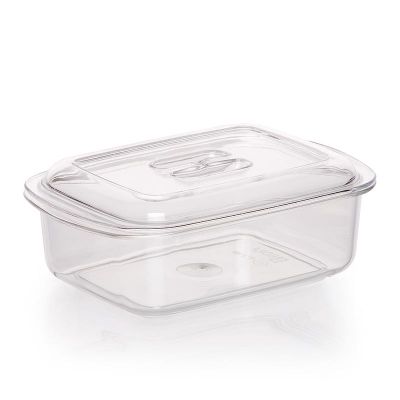 Bora Plastik Saklama Kabı, Kristal, No: 1, 0.50 L - 1