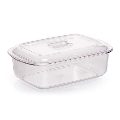 Bora Plastik Saklama Kabı, Kristal, No: 3, 1.40 L - 1
