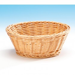 Zicco JQ-4002 Plastik Yuvarlak Ekmek Sepeti, 20x8 cm, Açık Renk - Zicco