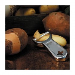 Kuhn Rikon قشارة خضروات وفواكه من الفولاذ المقاوم للصدأ - 2