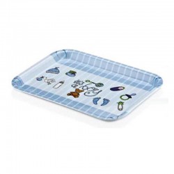 Külsan Thermoset صينية أطفال، 31 × 23 سم، أزرق - Külsan Thermoset