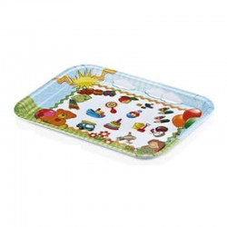 Külsan Thermoset صينية أطفال، 31 × 23 سم، أزرق-أخضر - Külsan Thermoset