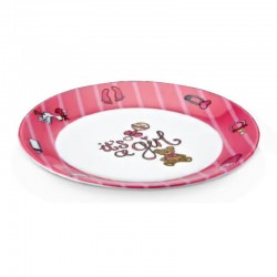 Külsan Thermoset Baby Life Bebek Tabağı, 20 cm, Pembe - Külsan Thermoset
