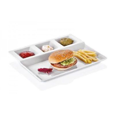 Külsan Thermoset Burger Tabağı, 27x23x2.5 cm - 1