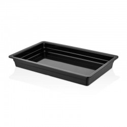 Külsan Thermoset GN 1/1-65 mm Gastronorm Bathtub, 6.6 L, Black - Külsan Thermoset