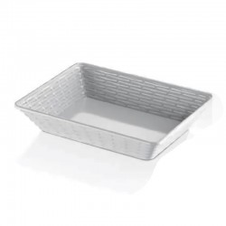 Külsan Thermoset Hena Ekmek Sepeti, 28x20 cm, Beyaz - Külsan Thermoset