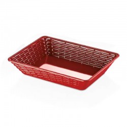 Külsan Thermoset Hena Ekmek Sepeti, 28x20 cm, Kırmızı - Külsan Thermoset