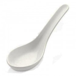 Külsan Thermoset Lokmalık, Minimal, Spoon Model, 4.5x13 cm, 15 ml, White - Külsan Thermoset