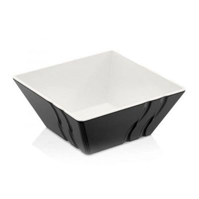 Külsan Thermoset Luxor Kase, 14x14 cm, 570 ml, Siyah - 1