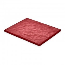 Külsan Thermoset Panel, Stone Effect, GN 1/2, 26.5x32.5 cm, Red - Külsan Thermoset