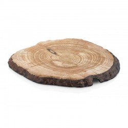 Külsan Thermoset Panel, Wood Effect, Round, 33x30 cm - Külsan Thermoset