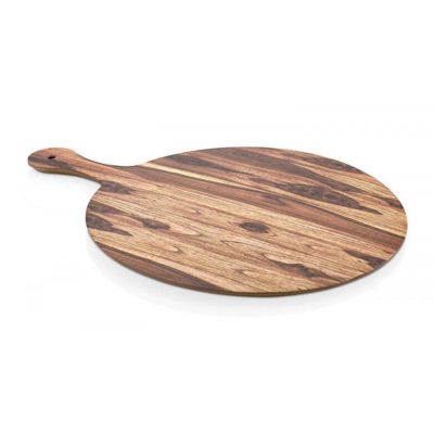 Külsan Thermoset Pano, Ağaç Efektli, Yuvarlak, Kulplu, 35 cm - 1