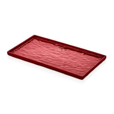 Külsan Thermoset Pano, Taş Efektli, GN 1/3, 17.7x32.5 cm, Kırmızı - 1