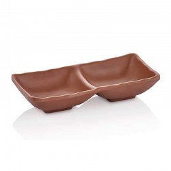 Külsan Thermoset Ramekin, Double, 17.5x8.7 cm, 2x68 ml, Coffee with Milk - Külsan Thermoset
