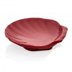 Külsan Thermoset Ramekin, Minimal, İstiridye Model, 10.5 cm, 80 ml, Kırmızı - Külsan Thermoset