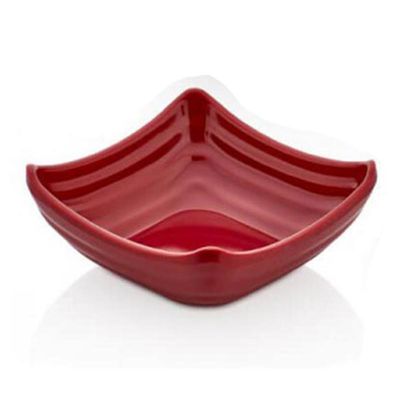 Külsan Thermoset Ramekin, Minimal, Kare Model, 11x11 cm, 100 ml, Kırmızı - 1