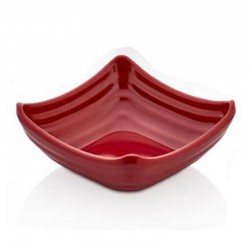 Külsan Thermoset Ramekin, Minimal, Square Model, 11x11 cm, 100 ml, Red - Külsan Thermoset