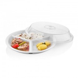 Külsan Thermoset Round Plate, 3 Compartments, 24 cm - Külsan Thermoset