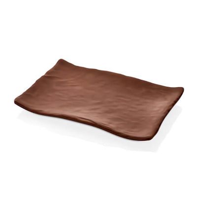 Külsan Thermoset Tabak, Dikdörtgen, 19x13.5 cm, Kahverengi - 1