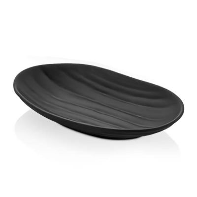 Külsan Thermoset Tabak, Elips, 23x14.5 cm, Siyah - 1