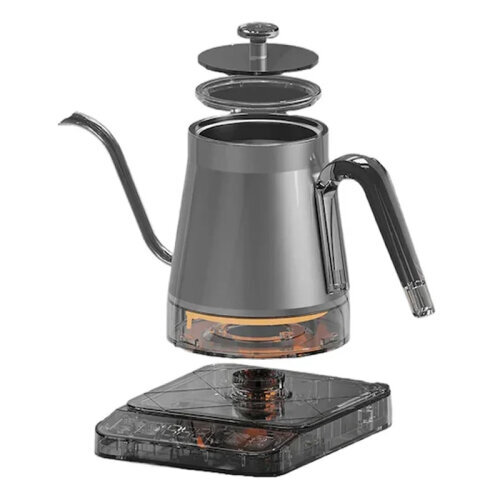 Kumtel HCK-02 Digital Heat Adjustable Kettle, 800 ml, Electric, Black - 6