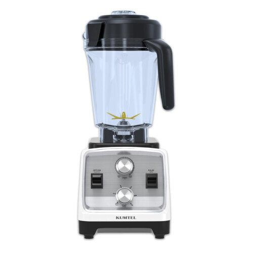 Kumtel HCTB-01 Professional Bar Blender with Ice Crusher, 3 L, 1600 W, White - Kumtel