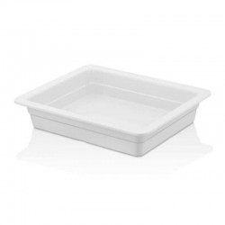 Külsan Thermoset Gastronom Küvet, GN 1/2, 26.5x32.5 cm, 2.9 L, Beyaz 